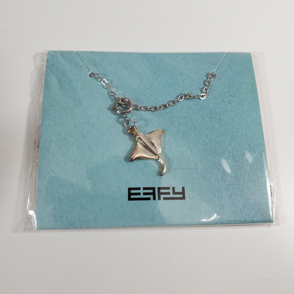 Effy Jewelry Manta Sting Ray Charm Necklace Cruise Ship Souvenir New Package